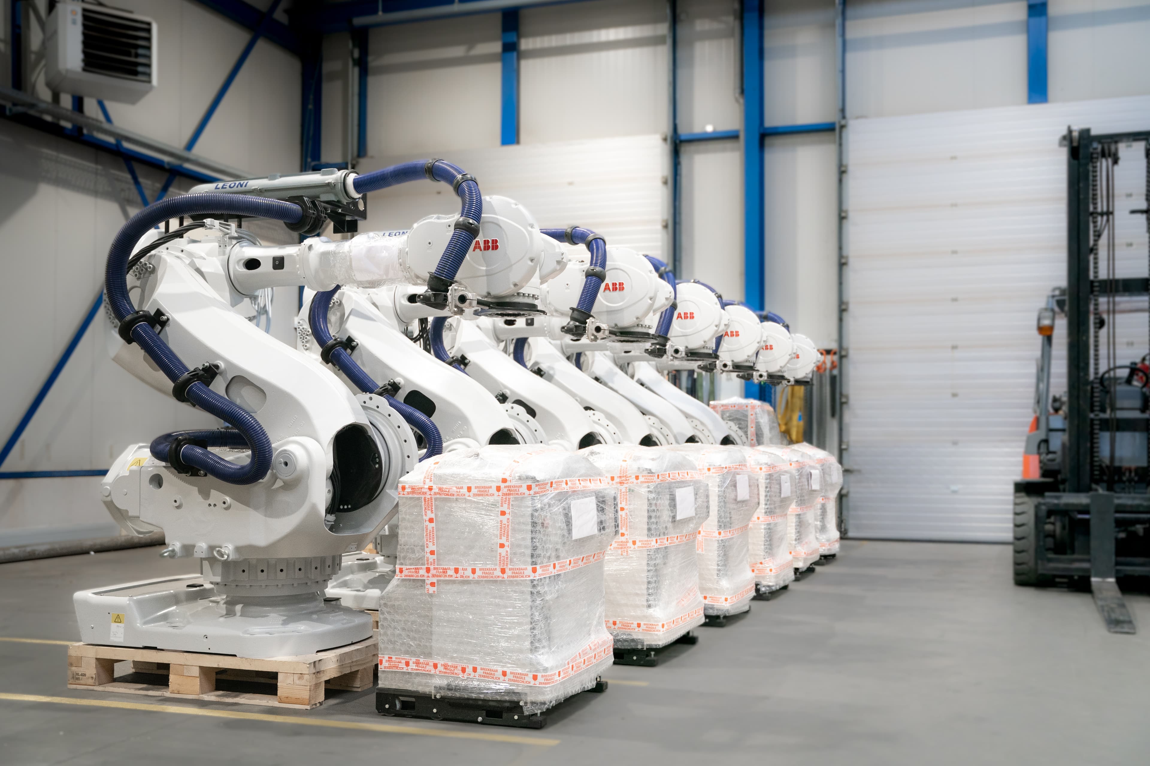 ABB robots in de werkplaats