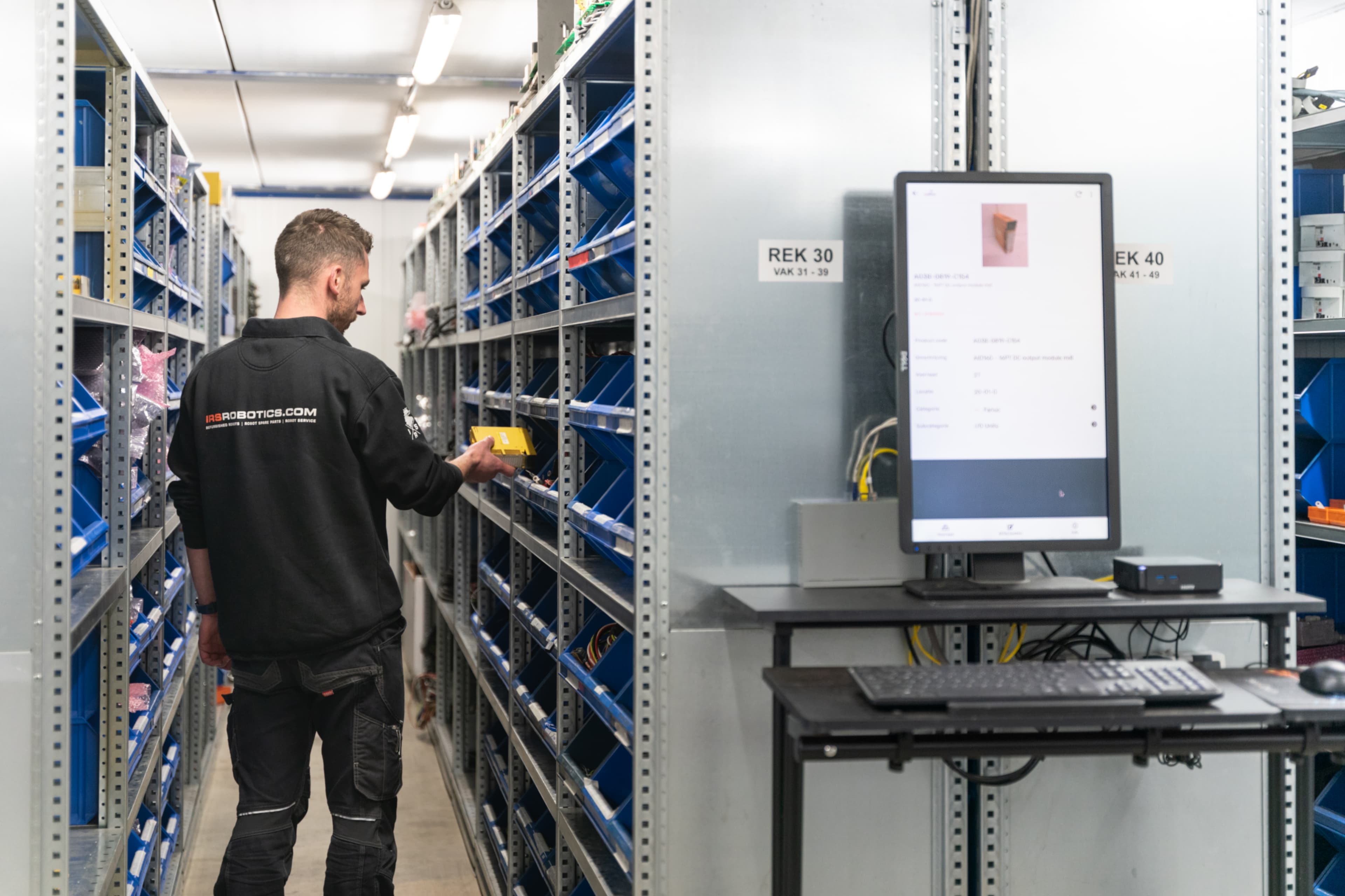 IRS Robotics magazijn